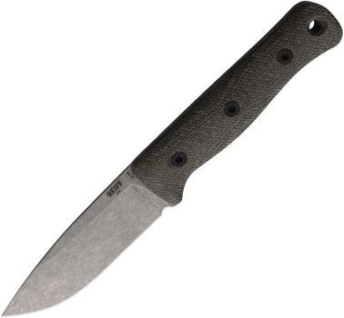 Reiff Knives F4 Bushcraft, Reiff F4 Green Micarta, Reiff Knives CPM 3V, CPM 3V Bushcraft Messer, Reiff Knives Deutschland, Green Micarta Outdoormesser, Schnitzmesser Kydex, Com2you-biwak