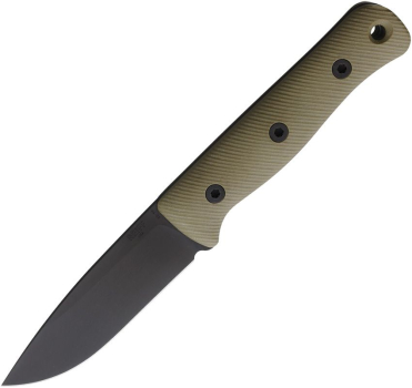 Reiff Knives F4 Bushcraft, Reiff F4 Green G10 DLC, Reiff Knives CPM 3V DLC, Black DLC Messer, Reiff Knives Deutschland, OD Green G10 Outdoormesser, Taktisches Bushcraftmesser, Reiff Kydex, Com2you-biwak