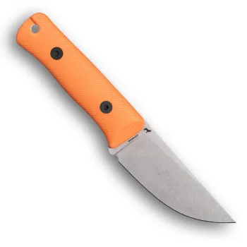 Reiff Knives RUT MagnaCut Stonewash G10 Orange – Rückseite