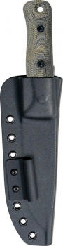 Reiff Knives S5 Glider Bushcraft Knife Micarta Black Green Kydex