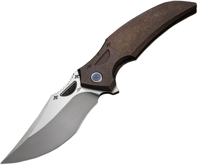 Rike Knife S05, Rike S05 Dark Gray, Rike Knives S05 Titan, Titan Framelock Messer, M390 Taschenmesser, graues EDC Messer, Premium Klappmesser