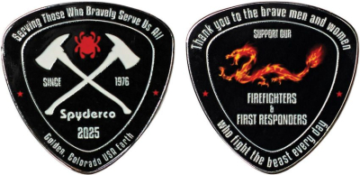 Spyderco Fire Dragon Coin 2025