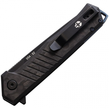 Tekto Knives F1 Alpha Linerlock Carbon Blau