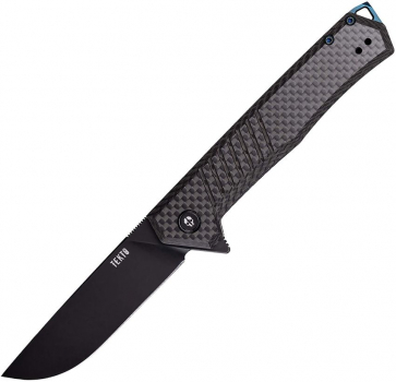 Tekto Knives F1 Alpha Linerlock Carbon Blau