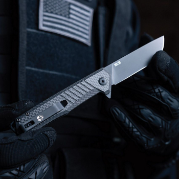 Tekto Knives F1 Alpha Linerlock Carbon Blau