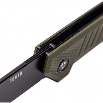 Tekto Knives F1 Alpha Linerlock G10 Oliv
