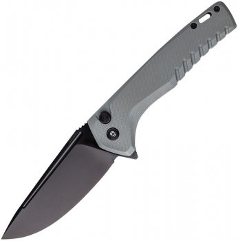 Tekto Knives F3 Charlie Button Lock Gray