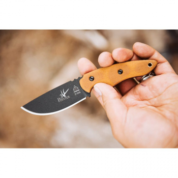 Tops Knives 3 Pointer Tan Canvas Micarta