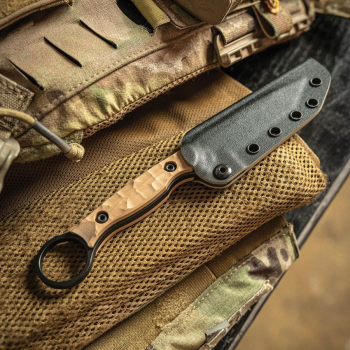 Toor Knives Serpent T, Toor Serpent Tanto, CPM M4 Tactical Fixed, Toor Knives Deutschland, Ring Knife Tactical, Flat Dark Earth G10, Com2you-biwak, Kampfmesser Tanto, Veteran Owned Knives, DuoTone Kydex
