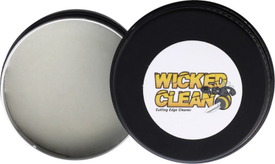 Wicked Wax Cleaner, Messerreiniger Bienenwachs, Wicked Industries Cleaner, Messer reinigen Harz, Bienenwachs Messerpflege, 5oz Messerreiniger, Com2you-biwak, Carbonstahl reinigen, Tactical Gear Cleaner, Tuff Writer Wicked