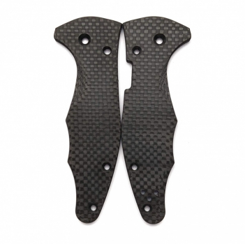 Flytanium Spyderco Yojimbo 2 Carbon Griffschalen Stonewash