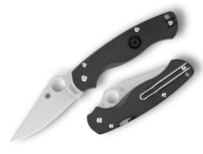 Spyderco C81PBK2 Para Military 2 Lightweight – Satin Klinge – Black FRN Griff