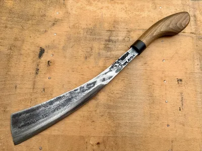 BMC Bladeworks Parang, MY Parang Lading Kilat, Parang Lading Kilat Holz, 5160 Federstahl Machete, Hammer Finish Parang, Traditional Parang Machete, BMC Knives Deutschland, Bushcraft Parang, Com2you-biwak