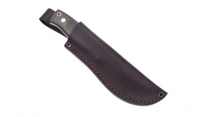 Brisa Skinner 90 Flach Elmax Micarta green bushcraft hunting knives