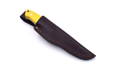 Brisa Trapper 95 F N690Co Micarta Yellow 