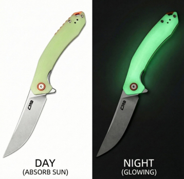CJRB Knives JRBJ1906-GD Gobi Glow In the Dark Green G10
