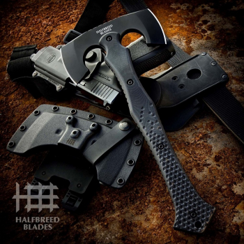 Halfbreed Blades CBA-01 Compact Battle Axe Black taktische axt