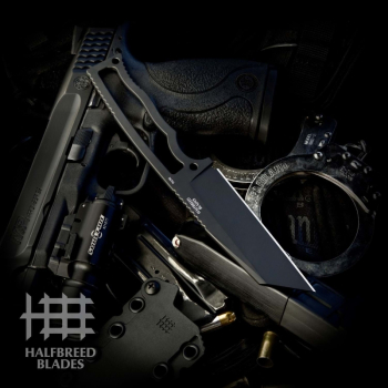 Halfbreed Blades CFK-04 Compact Field Knife PVD Wharncliffe 