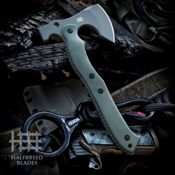 Halfbreed Blades CRA-01 Compact Rescue Axe Ranger Green