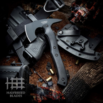 Halfbreed Blades CRA-02 Compact Rescue Axe Black