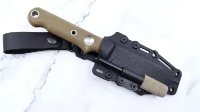 White River Firecraft 4, Firecraft FC4 OD Orange, CPM S35VN Survival Messer, White River Knives Deutschland, Bushcraft Messer Feuerstahl, Com2you-biwak, Robustes Outdoormesser, Jagdmesser S35VN, Kydexscheide Feuerstarter, Firecraft 4 Zoll