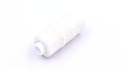 Garn gewachst weiß 1mm x 22m