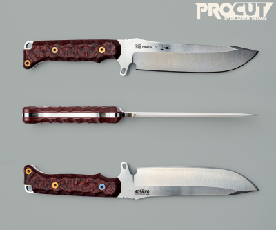 Dawson Knives Dawson Reaper G2 Satin Red ProCut