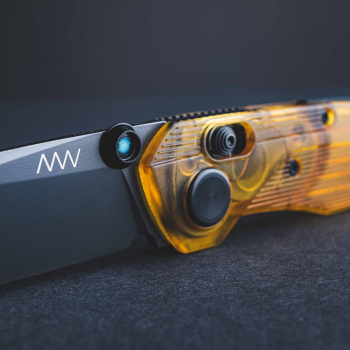 ANV Knives A100 BB glatte Klinge Ultem ELMAX Yellow
