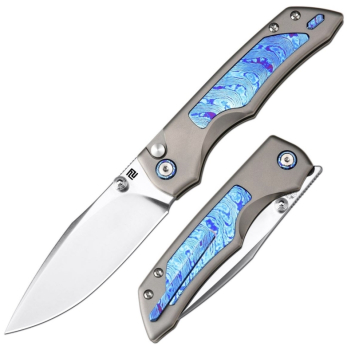 Artisan Cutlery Mage S90V Titan Damascus Inlay