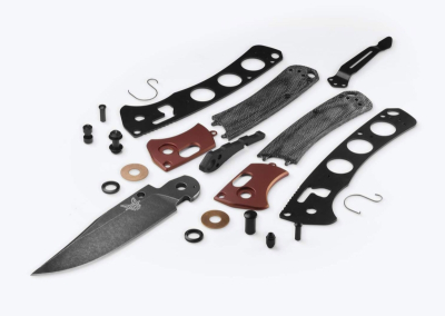 Benchmade 15085BK-04 Mini Crooked River Black Micarta