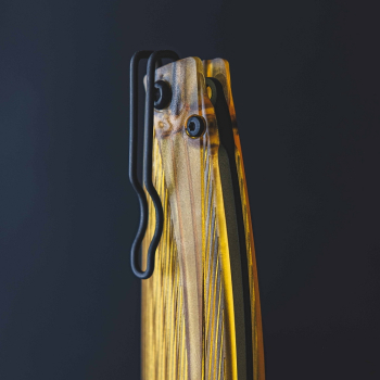 ANV Knives A100 BB glatte Klinge Ultem ELMAX Yellow