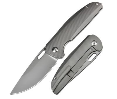 Artisan Cutlery SATYR CPM-S90V Sand blasted Titanium