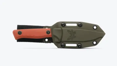 Benchmade 15650-01 SlipRidge Fixed, Orange G10, MagnaCut