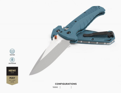 Benchmade 18060 Adira MagnaCut Blue Grivory