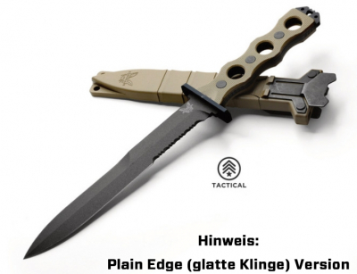Benchmade 185BK-1 SOCP FIXED BLADE CPM-3V Desert Tan