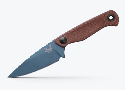 Benchmade 203BT-01 DACIAN Brown Canvas Micarta EDC Messer