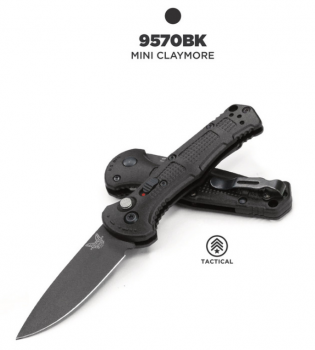 Benchmade 9570BK MINI CLAYMORE Black taschenmesser