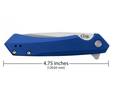 Case Knives Kinzua Blue Aluminium S35VN Flipper