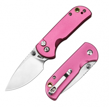 CJRB Knives Mica AR-RPM9 Pink Aluminium