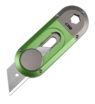 CJRB Knives CJRBJ1941G-GN Breeze Carbon Steel Green Titan Alu