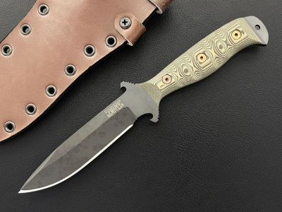 Dawson Knives Raider 5 Black Ultrex Camo outdoormesser