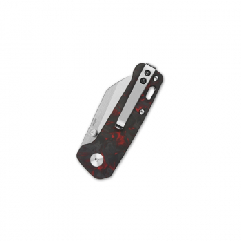 QSP Knife QS130XS-E1 Penguin Mini Red G10 Carbon Fiber