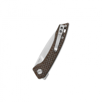 QSP Knife QS135-D Leopard Brown Micarta