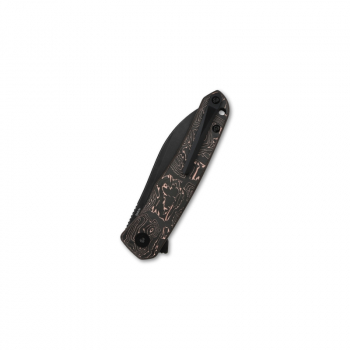 QSP Knife QS140-B2 Otter Copper Foil Carbon Fiber