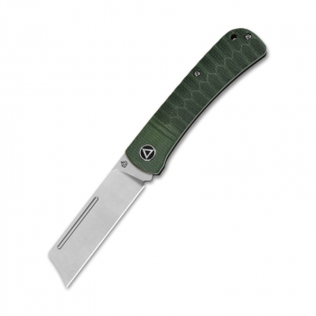 QSP Knife QS142-A Hedgehog Green Micarta Slip Joint