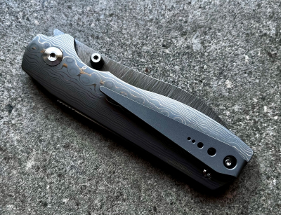 Sandrin Knives SK8 Torino Damast Wolframcarbit Recoil Lock