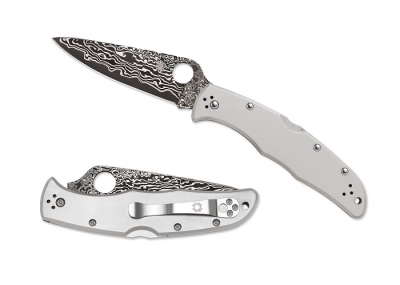Spyderco C10TIPD Endura 4 Titanium Damascus