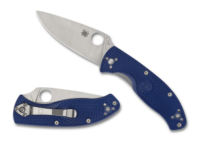 Spyderco C122PBL Tenacious S35VN Blue FRN