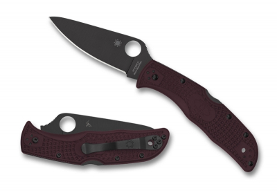 Spyderco C243BGBKP Endela Burgundy Sprint 24
