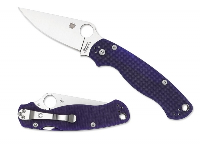 Spyderco C81GPDBL2 Para Military 2 G-10 Dark Blue